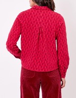 Veste maille jacquard bio imprimé Princesse Nomade