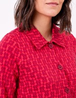 Veste maille jacquard bio imprimé Princesse Nomade