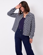 Veste maille jacquard bio imprimé Princesse Nomade