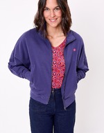 Sweat zippé coton bio imprimé Princesse Nomade