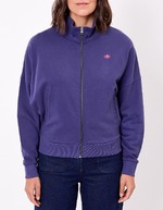 Sweat zippé coton bio imprimé Princesse Nomade