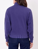 Sweat zippé coton bio imprimé Princesse Nomade