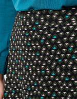Jupe midi maille fluide imprimé La Fiancée