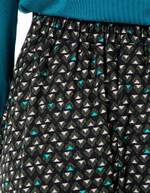Jupe midi maille fluide imprimé La Fiancée