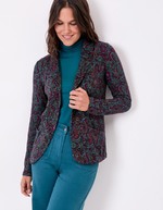 Veste souple ajustée maille imprimé La Fiancée