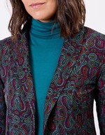 Veste souple ajustée maille imprimé La Fiancée