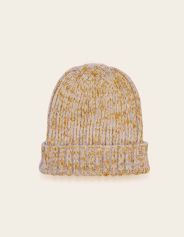 Bonnet maille chin&eacute;e imprim&eacute; La Fianc&eacute;e