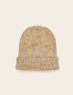 Bonnet maille chinée imprimé La Fiancée