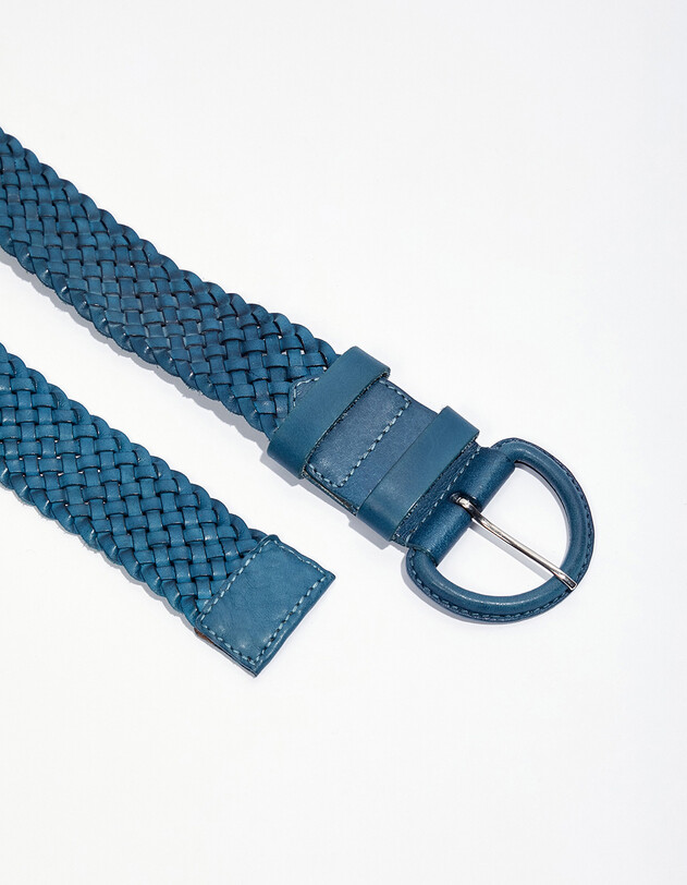 Ceinture large cuir tannage v&eacute;g&eacute;tal imprim&eacute; La Fianc&eacute;e