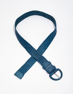 Ceinture large cuir tannage végétal imprimé La Fiancée
