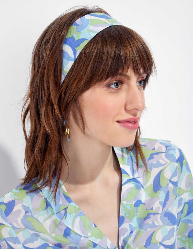 Bandeau cheveux imprim&eacute; imprim&eacute; La Fianc&eacute;e