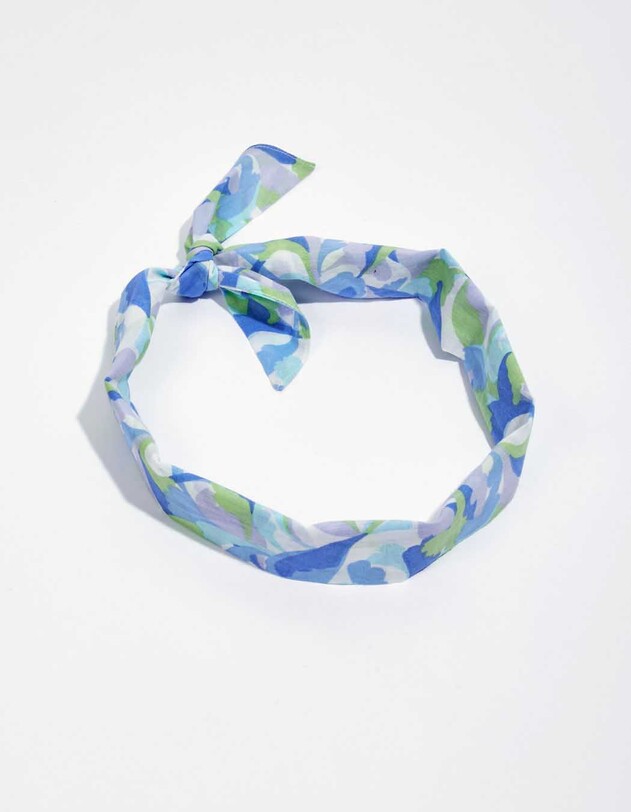 Bandeau cheveux imprim&eacute; imprim&eacute; La Fianc&eacute;e