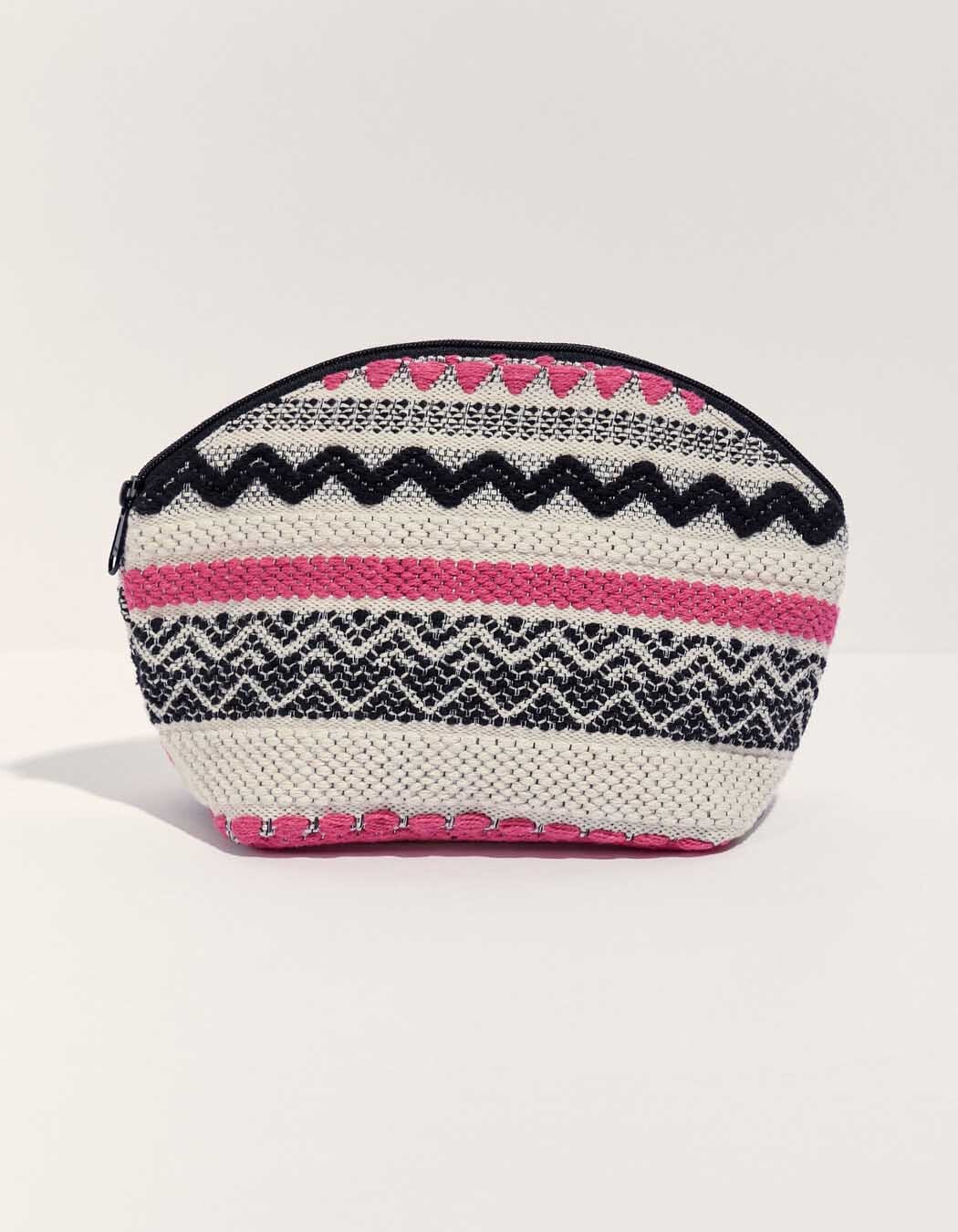 Grande pochette coton zippée imprimé La Fiancée