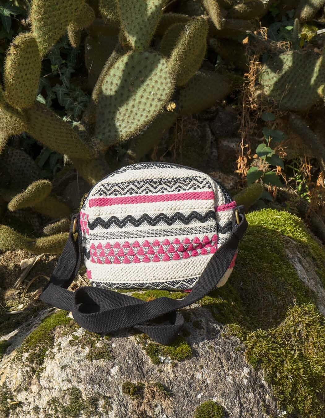 Sac bandoulière coton imprimé La Fiancée