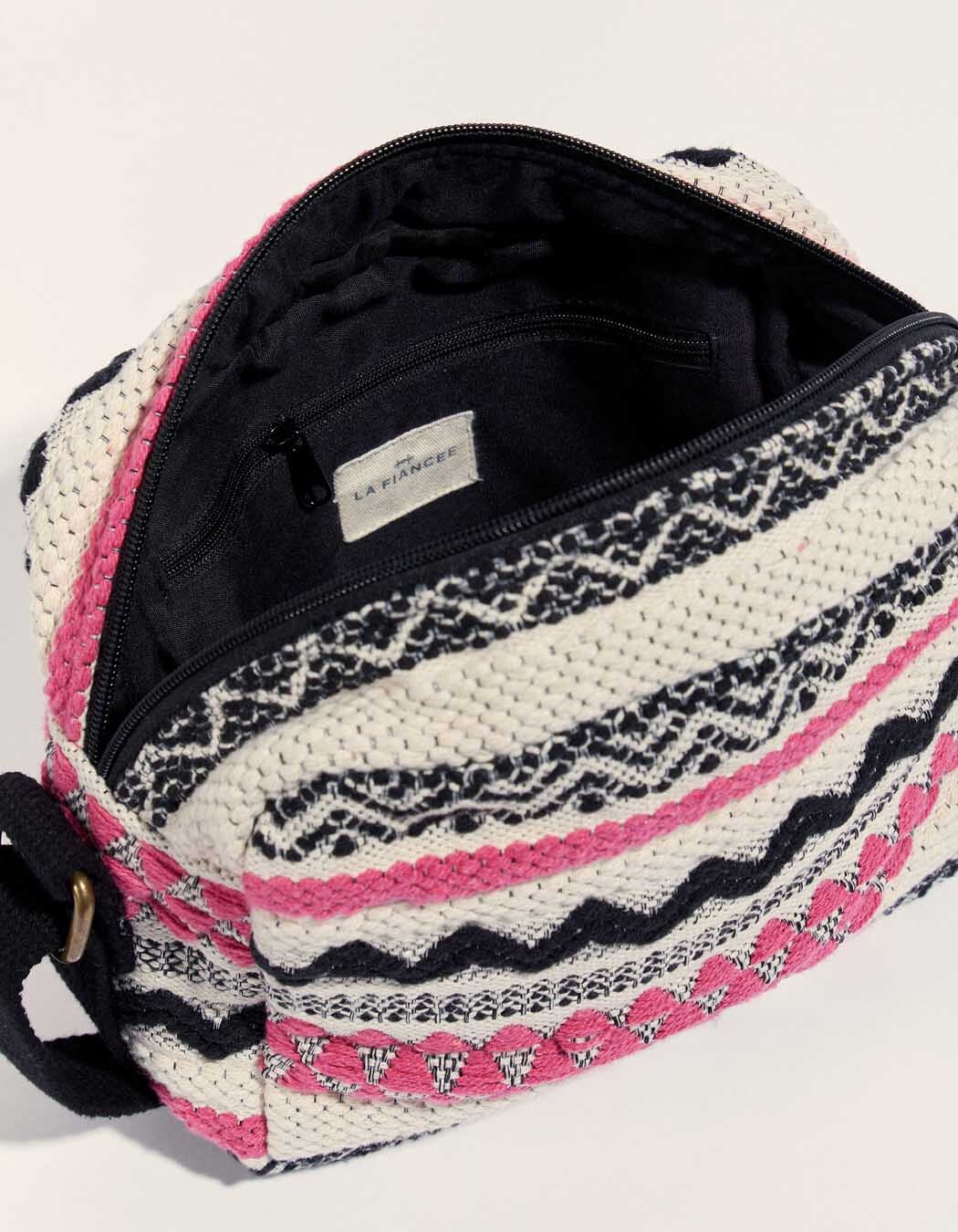 Sac bandoulière coton imprimé La Fiancée