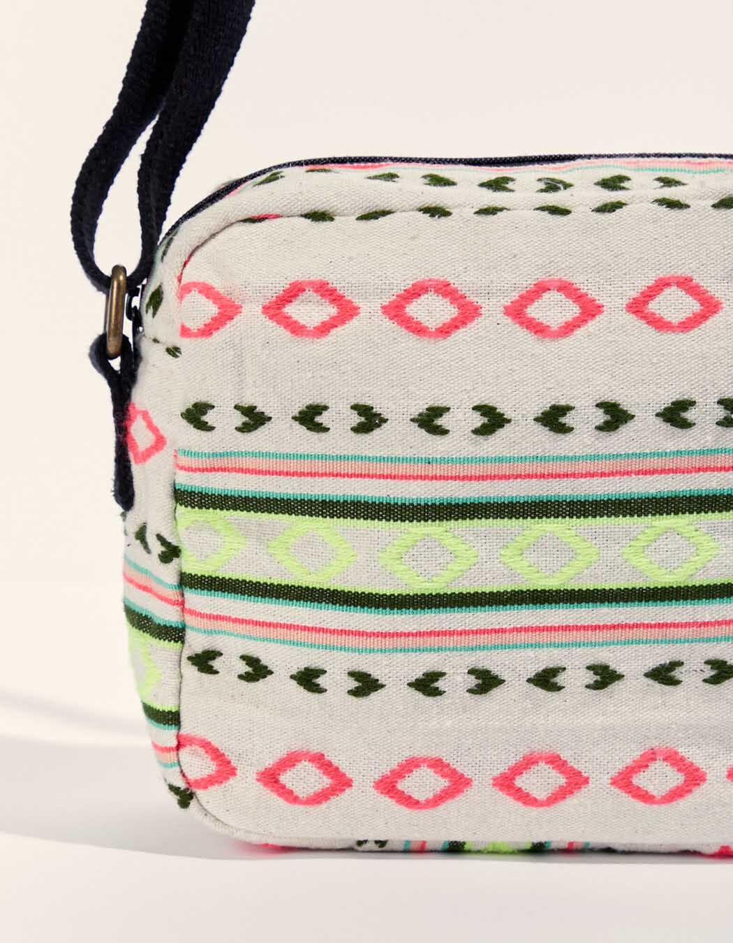 Sac bandoulière coton imprimé La Fiancée