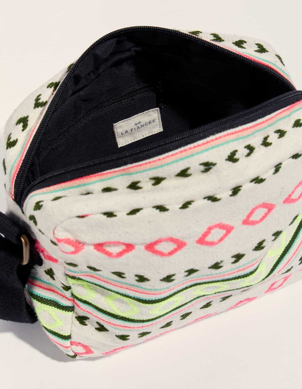 Sac bandoulière coton imprimé La Fiancée