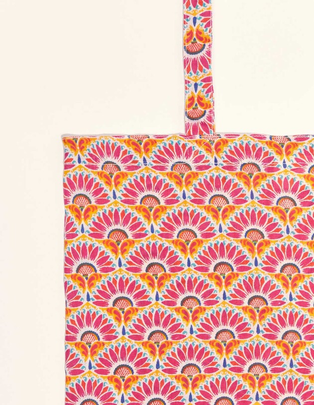 Sac totebag coton bio imprim&eacute; La Fianc&eacute;e