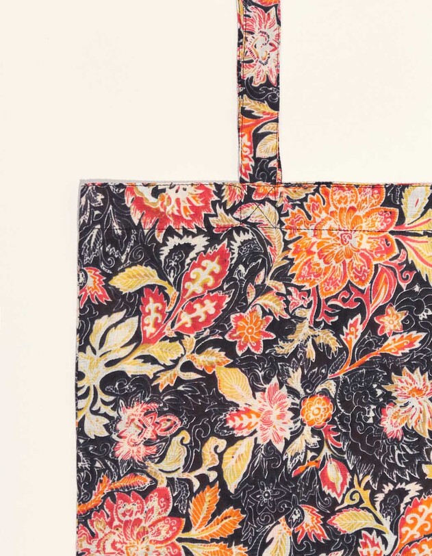 Sac totebag coton bio imprim&eacute; La Fianc&eacute;e