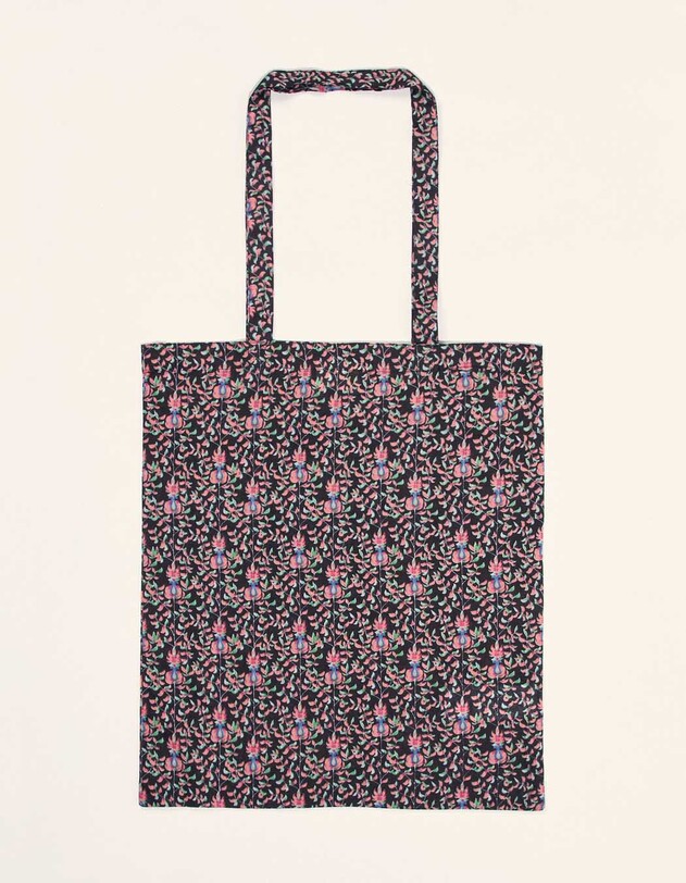Sac totebag coton bio imprim&eacute; La Fianc&eacute;e
