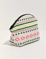Grande pochette coton zippée imprimé La Fiancée
