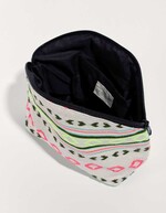 Grande pochette coton zippée imprimé La Fiancée