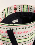 Sac cabas en coton fantaisie imprimé La Fiancée