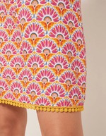 Robe coton bio fines bretelles imprimé La Fiancée