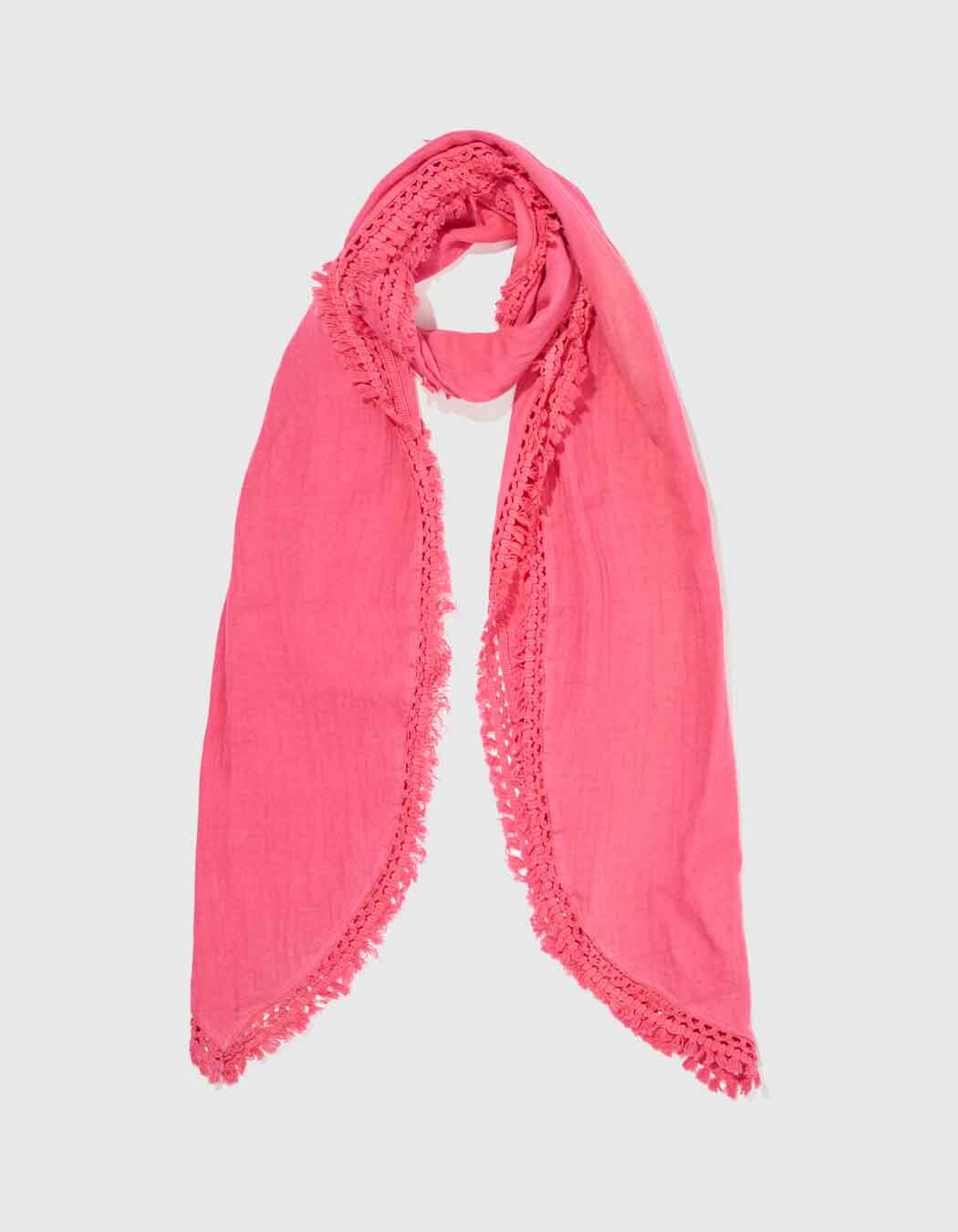Foulard en gaze de coton bio imprimé La Fiancée
