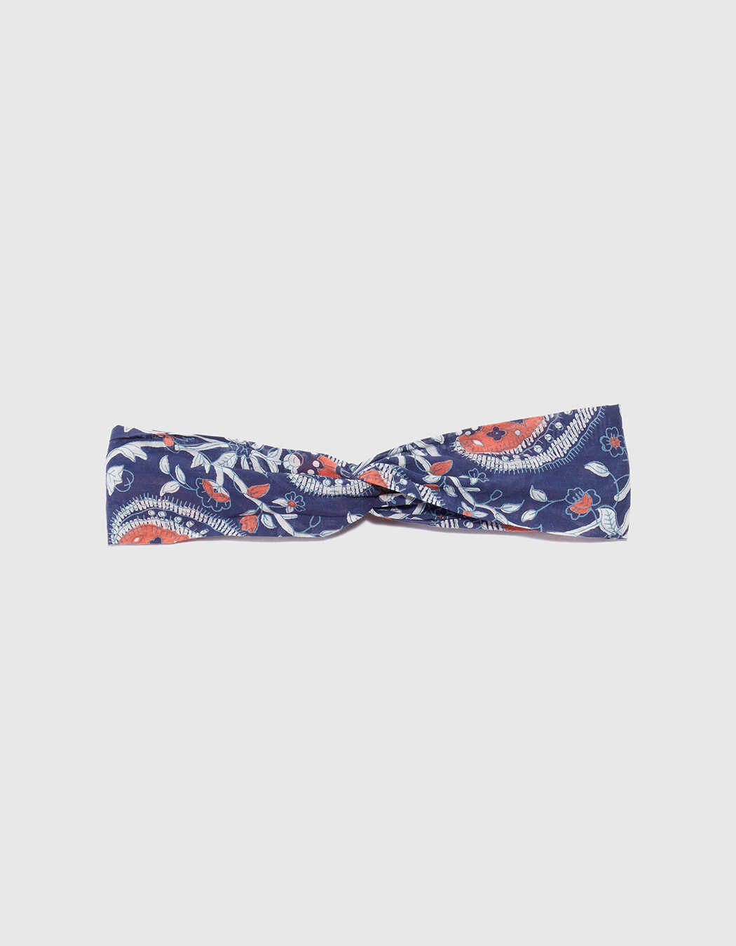 Bandeau voile de coton bio imprimé La Fiancée