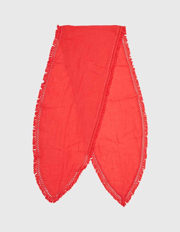 Foulard en gaze de coton bio imprim&eacute; La Fianc&eacute;e