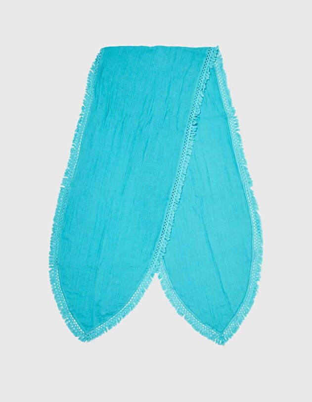 Foulard en gaze de coton bio imprim&eacute; La Fianc&eacute;e