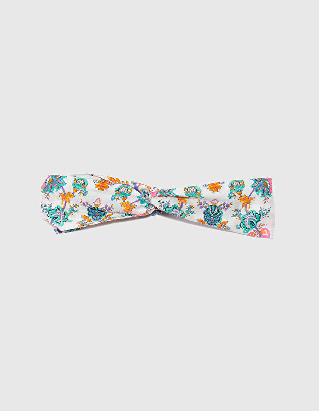 Bandeau voile de coton bio imprim&eacute; La Fianc&eacute;e