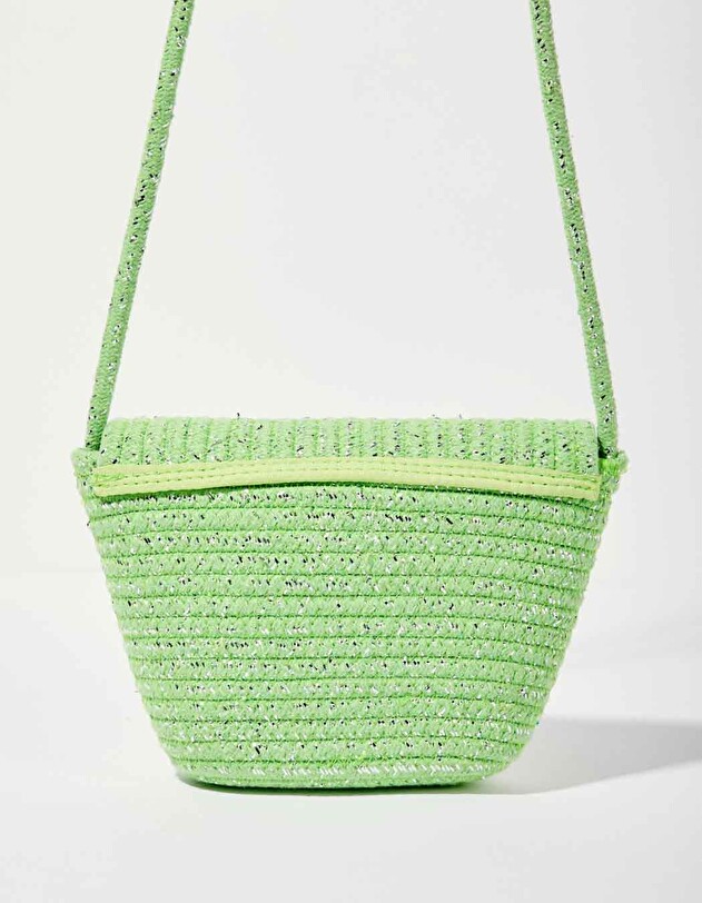Sac bandouli&egrave;re corde dor&eacute; imprim&eacute; La Fianc&eacute;e