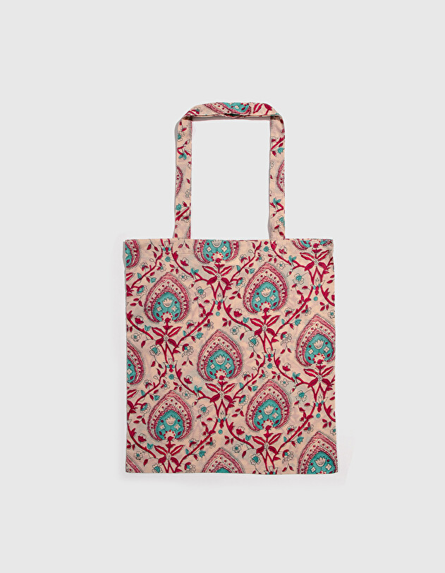 Sac totebag coton bio imprim&eacute; La Fianc&eacute;e