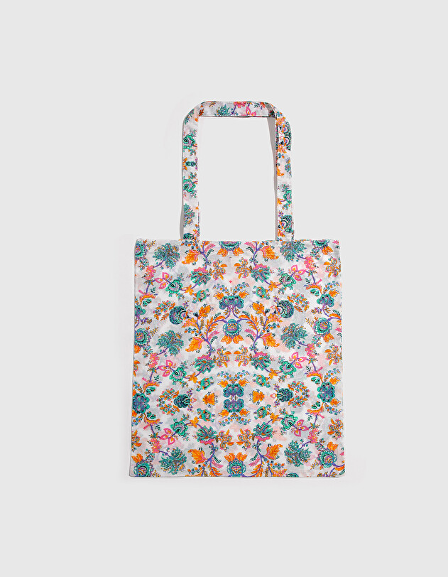 Sac totebag coton bio imprim&eacute; La Fianc&eacute;e
