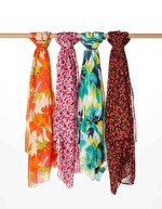 Grand foulard imprimé imprimé La Fiancée