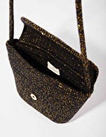 Sac bandoulière corde doré imprimé La Fiancée