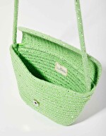 Sac bandoulière corde doré imprimé La Fiancée