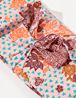 Coupon de tissu voile de coton imprimé La Fiancée