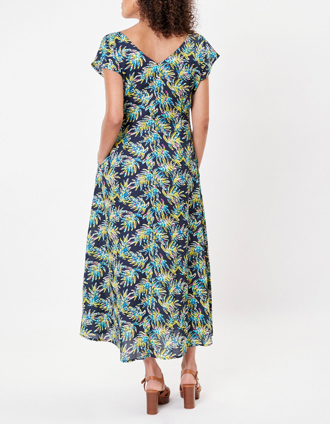 Robe longue coton bio imprimé La Fiancée