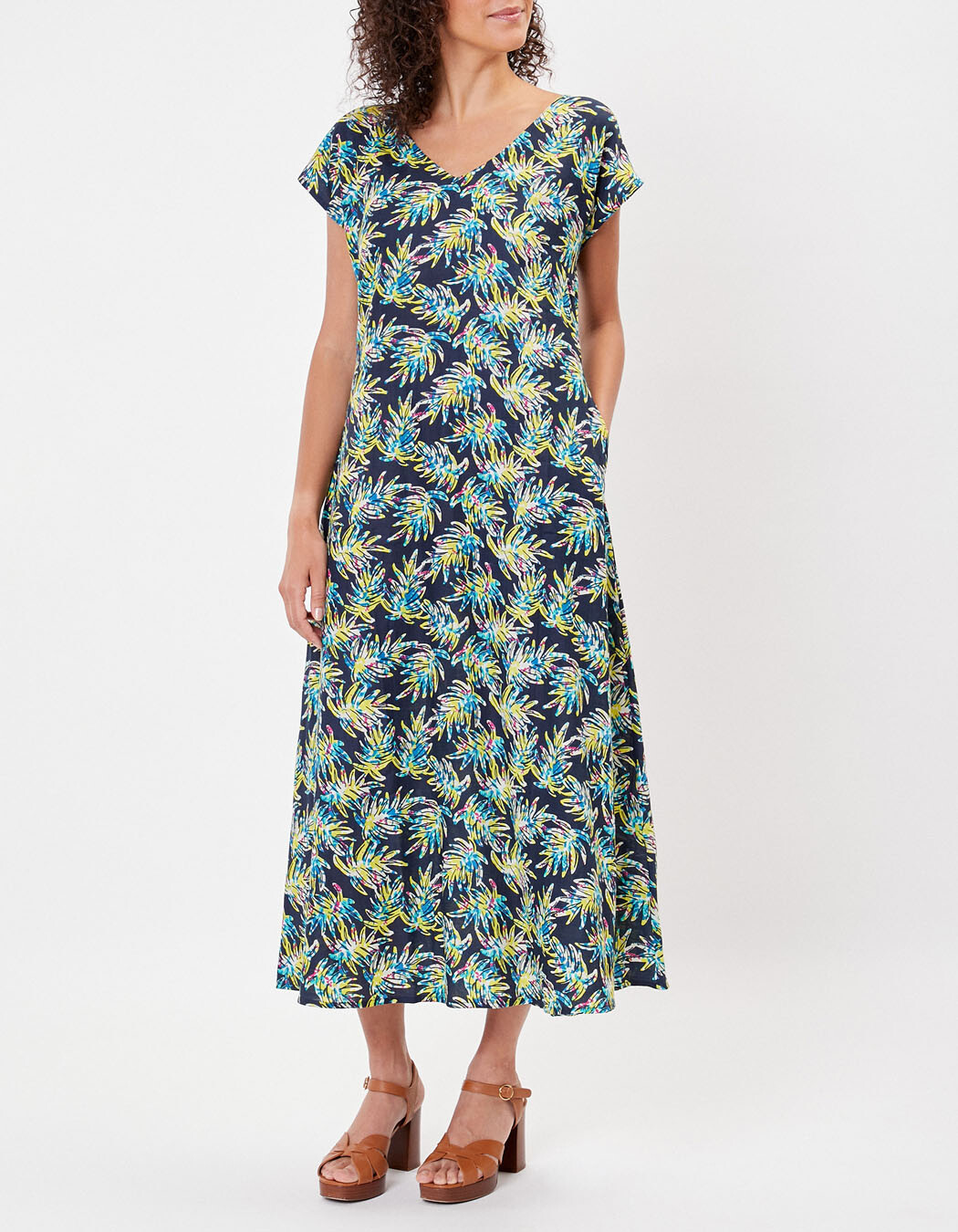 Robe longue coton bio imprimé La Fiancée