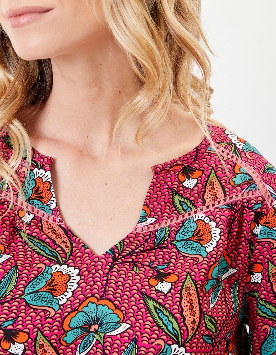 Blouse ample fluide imprimé La Fiancée