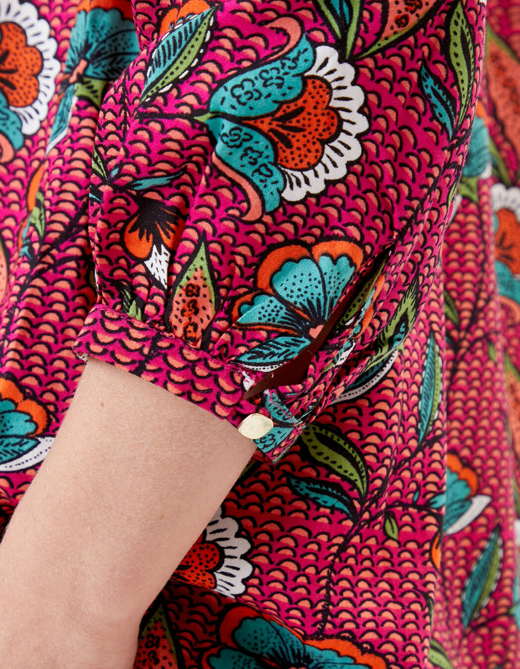 Blouse ample fluide imprimé La Fiancée
