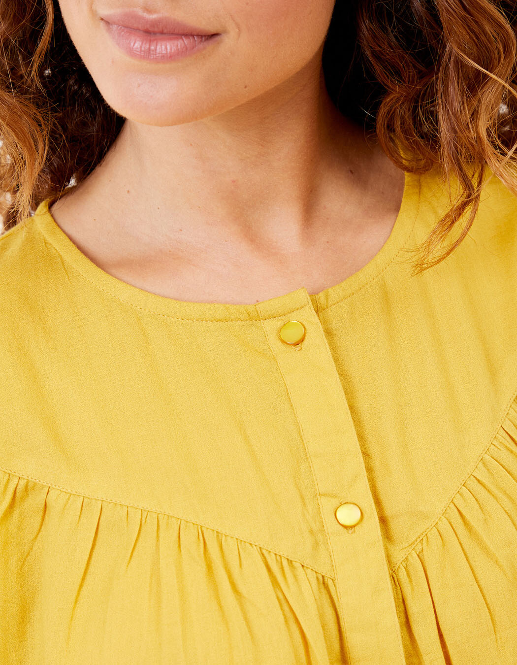 Blouse ample coton bio imprimé La Fiancée