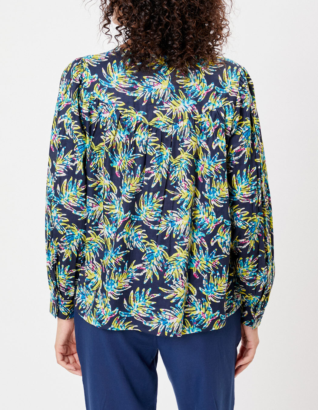 Blouse ample coton bio imprimé La Fiancée