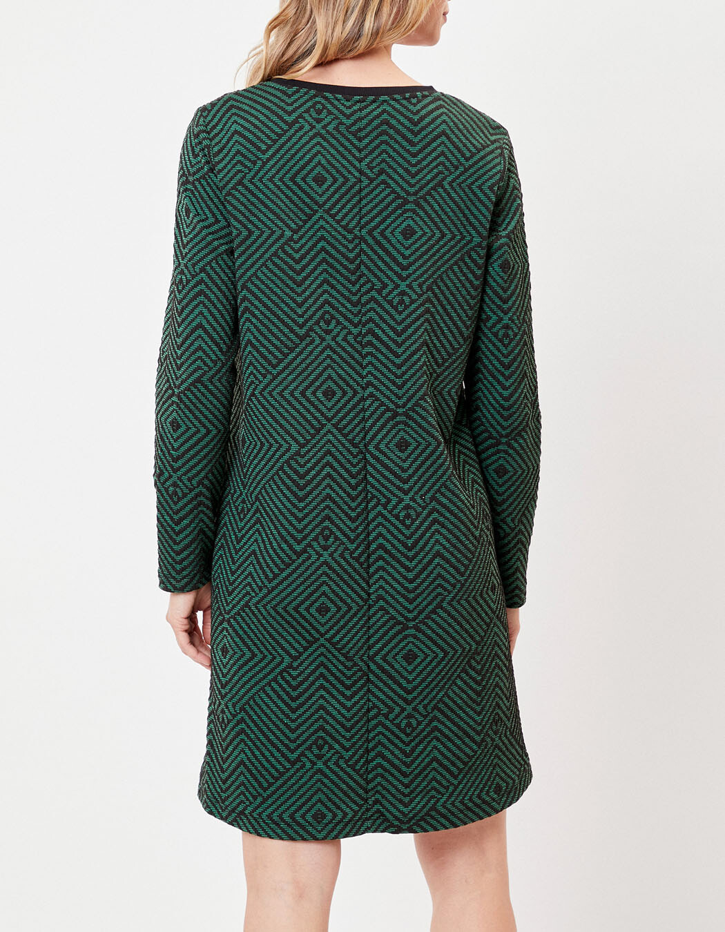 Robe maille évasée imprimé La Fiancée