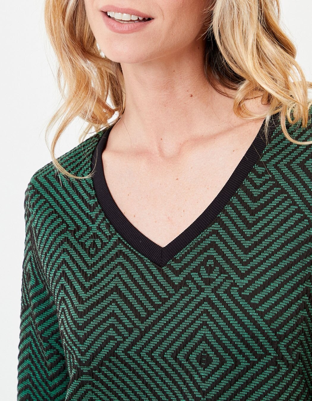 Robe maille évasée imprimé La Fiancée