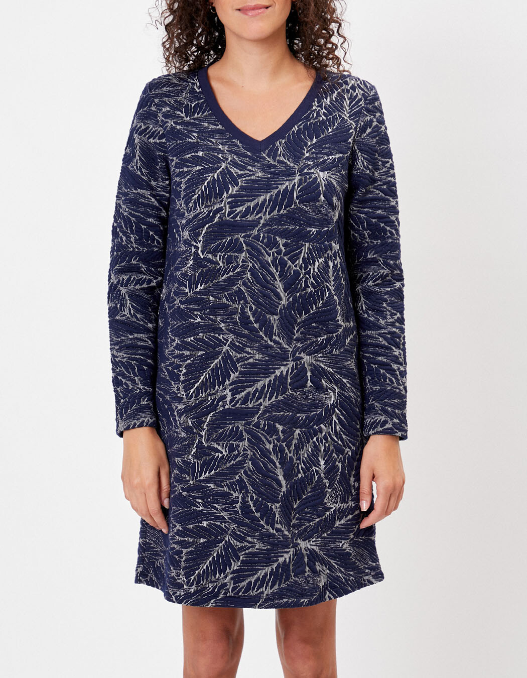 Robe maille évasée imprimé La Fiancée