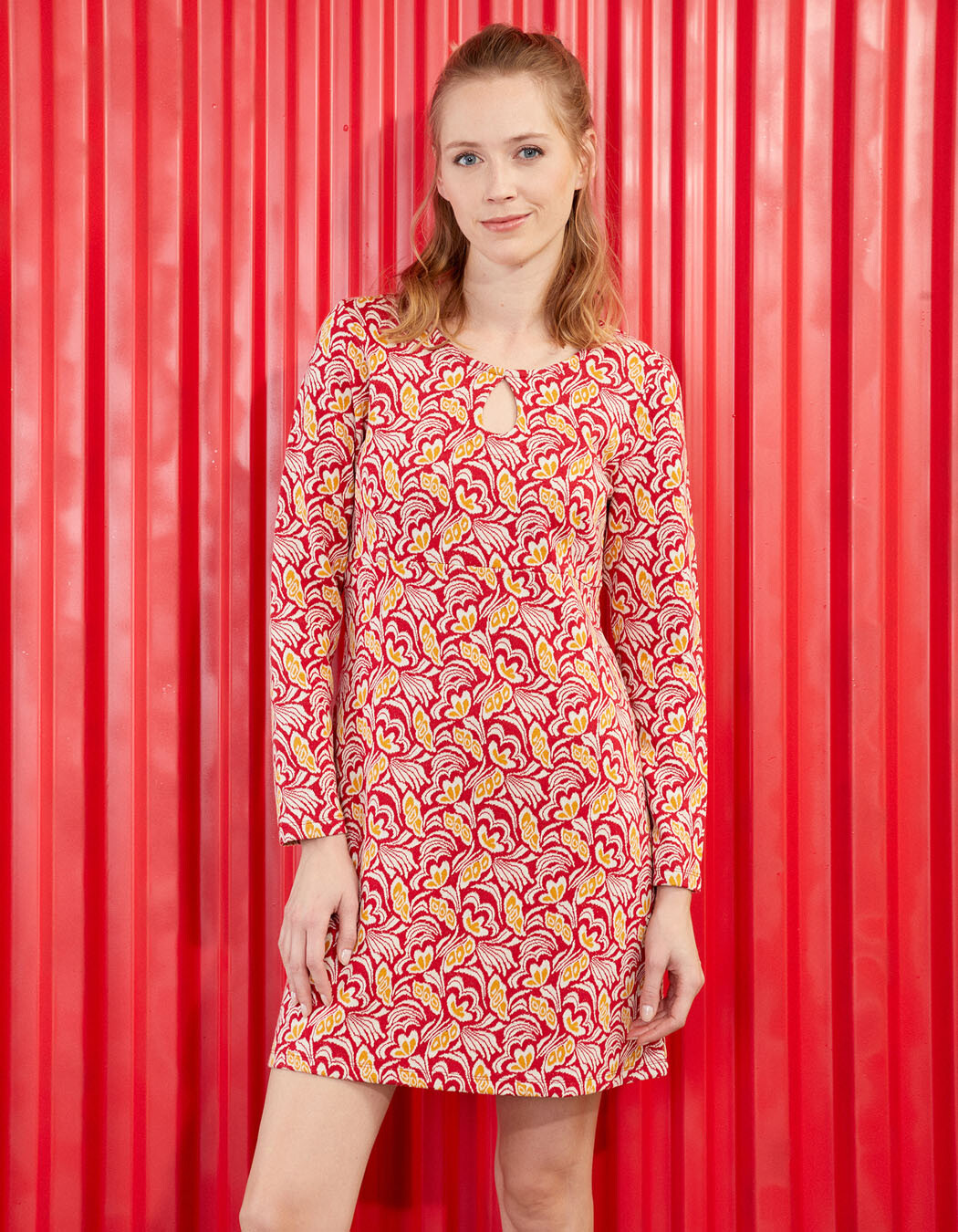 Robe maille ajustée imprimé La Fiancée